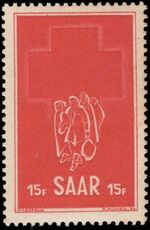 Saar 1952 Red Cross unmounted mint.