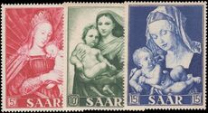 Saar 1954 Marian Year lightly mounted mint.