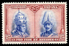 Spain 1928 25c Toledo lightly mounted mint.