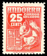 Spanish Andorra 1949 Express unmounted mint.