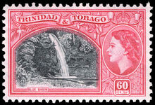 Trinidad & Tobago 1953-59 60c Blue Basin unmounted mint.