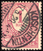 Upper Silesia 1920 1mk pink fine used.