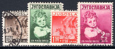 Yugoslavia 1938 Child Welfare fine used.