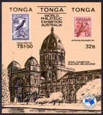 Tonga 1984 Ausipex souvenir sheet unmounted mint.