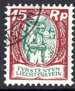Liechtenstein 1924-27 15r fine used.