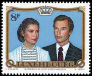 Luxembourg 1981 Royal Wedding unmounted mint.