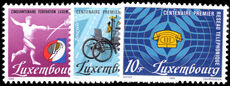 Luxembourg 1985 Anniversaries unmounted mint.