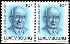 Luxembourg 1986 10f booklet air unmounted mint.