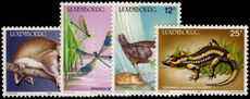 Luxembourg 1987 Endangered Animals unmounted mint.