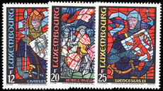 Luxembourg 1989 Stained Glass Windows unmounted mint.