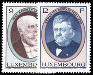 Luxembourg 1990 Statesmen unmounted mint.