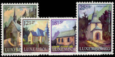 Luxembourg 1990 Restored Chapels unmounted mint.