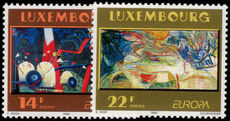 Luxembourg 1993 Europa. Contemporary Art unmounted mint.