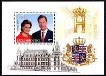 Luxembourg 2000 Prince Henri souvenir sheet unmounted mint.