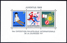 Luxembourg 1969 Philatelic Exhibition souvenir sheet unmounted mint.
