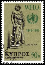 Cyprus 1968 20th Anniv of W.H.O. fine used.