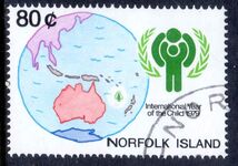 Norfolk Island 1979 Year of the Child fine used.