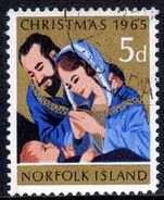 Norfolk Island 1965 Christmas fine used.