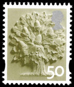 England 2003-16 50p English Oak Tree unmounted mint.