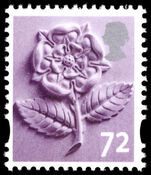 England 2003-16 72p English Tudor rose type II unmounted mint.