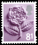 England 2003-16 81p English Tudor rose unmounted mint.