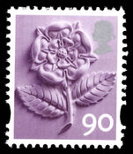 England 2003-16 90p English Tudor rose unmounted mint.