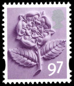 England 2003-16 97p English Tudor rose unmounted mint.