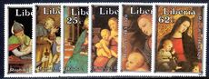 Liberia 1984 Ruebens (1st series) set unmounted mint.