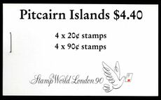 Pitcairn Islands 1990 Stamp World London 90 booklet unmounted mint.