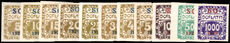 East Silesia 1920 Postage Due set lightly mounted mint.