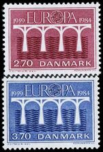 Denmark 1984 Europa unmounted mint.