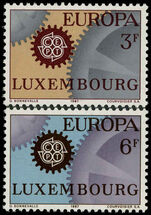 Luxembourg 1967 Europa set fine unmounted mint.