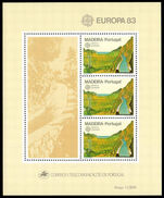 Madeira 1983 Europa souvenir sheet unmounted mint.