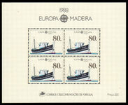 Madeira 1988 Europa souvenir sheet unmounted mint.