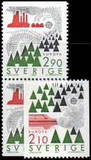 Sweden 1986 Europa Environmental Protection  unmounted mint.