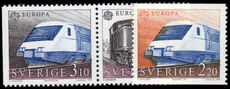 Sweden 1988 Europa Trains unmounted mint.