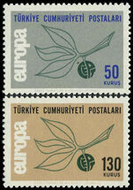 Turkey 1965 Europa unmounted mint.