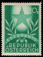 Austria 1949 Esperanto unmounted mint.