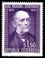 Austria 1954 Rokitansky unmounted mint.