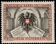 Austria 1954 Wiener-Zeitung unmounted mint.