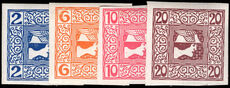 Austria 1908-10 Newspapers on enamelled paper lightly mounted mint.
