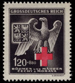 Bohemia and Moravia 1943 Red Cross unmounted mint.