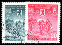 East Germany 1955 International Cycle race fine used.