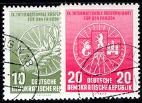 East Germany 1956 International Cycle race fine used.