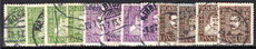 Denmark 1924 Danish Post set fine used.