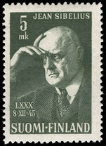Finland 1945 80th Birthday of Sibelius unmounted mint.