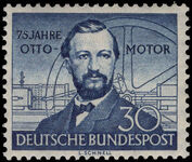 West Germany 1952 Otto Gas Engine unmounted mint