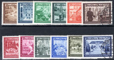 Third Reich 1939 Postal Employees Fund fine used.