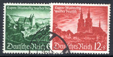 Third Reich 1940 Eupen and Malmady fine used.