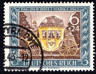 Third Reich 1943 Stamp Day fine used.